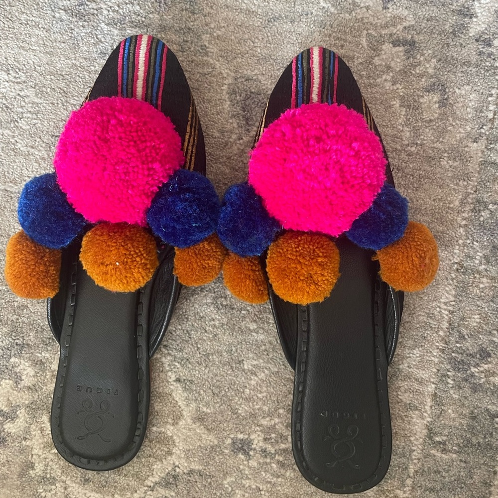 Figue x Anthropologie Iris Handcrafted Slides 7